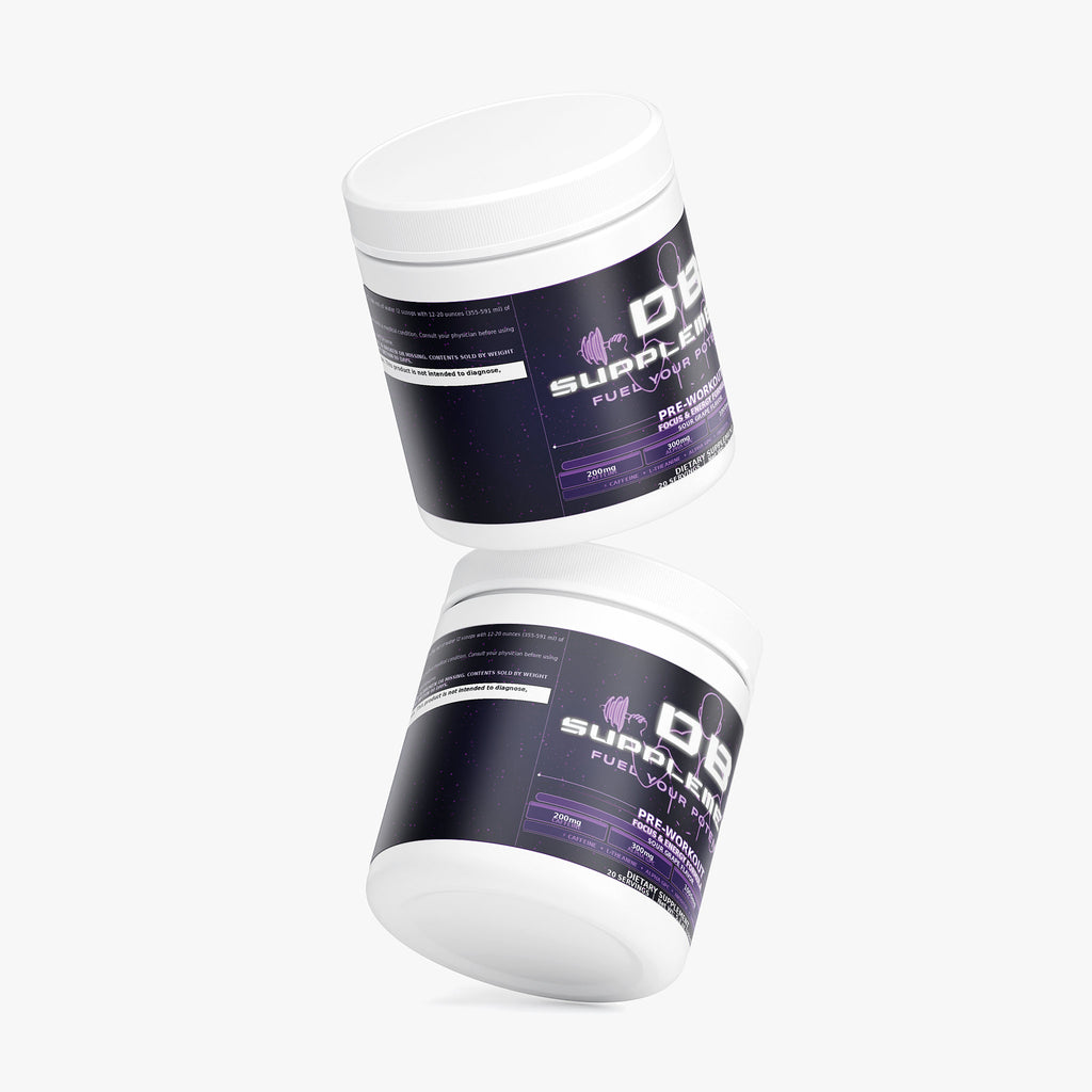 DB Supplements Pre-Workout Focus Formula — Sour Grape (20 Servings)